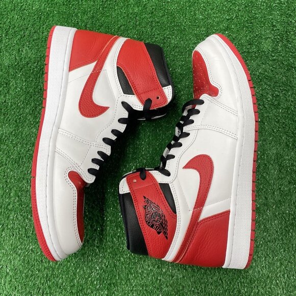 Nike Air Jordan 1 Retro High OG Mens Basketball Shoe White 555088-161 VNDS Sz 10 - Picture 3 of 7